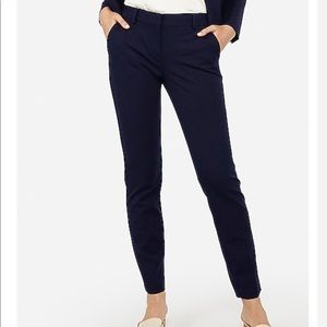 Express Ankle Pants-Navy Blue